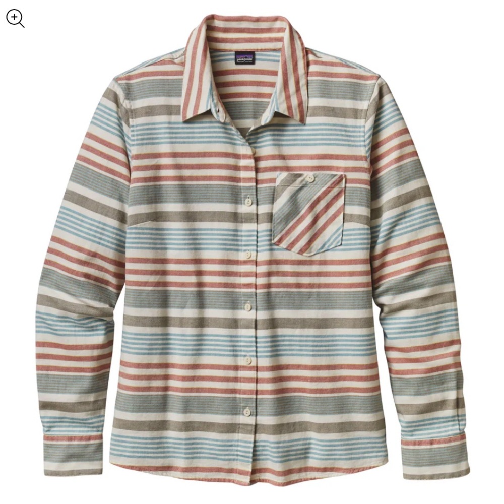 Patagonia Striped Women’s Long Sleeve Button Down